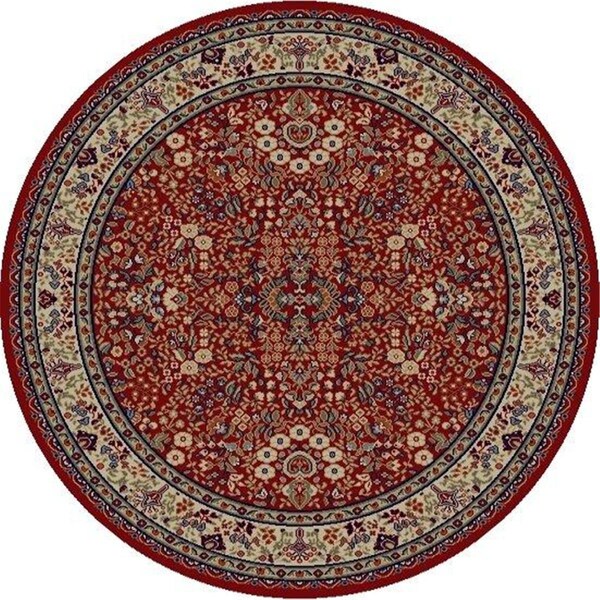 Perfectpillows 9 ft. 3 in. x 12 ft. 6 in. Jewel Sarouk Red PE893512 - main